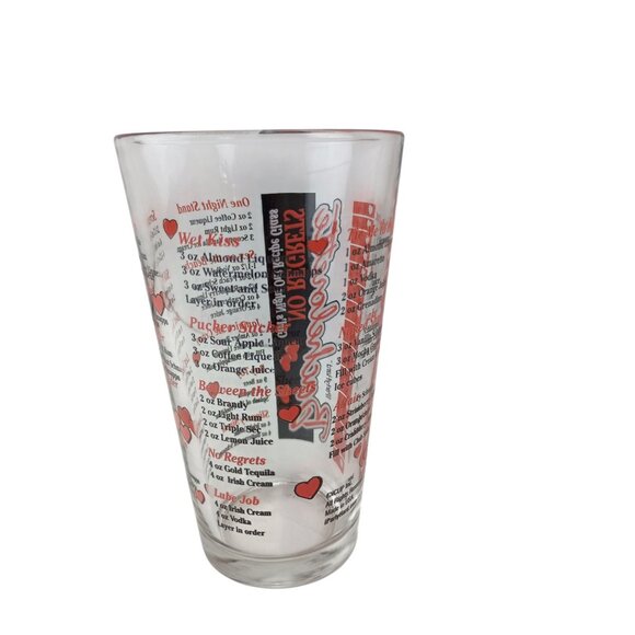 Bachelorette No Regrets Girl's Night Out Recipe Tumbler Glass 18 Recipe - Picture 4 of 7